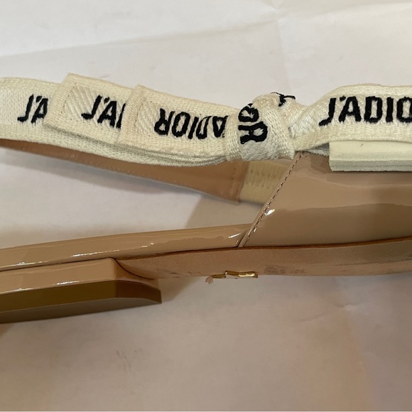 DIOR J'ADIOR SLINGBACK FLAT NUDE - Picture 6 of 7